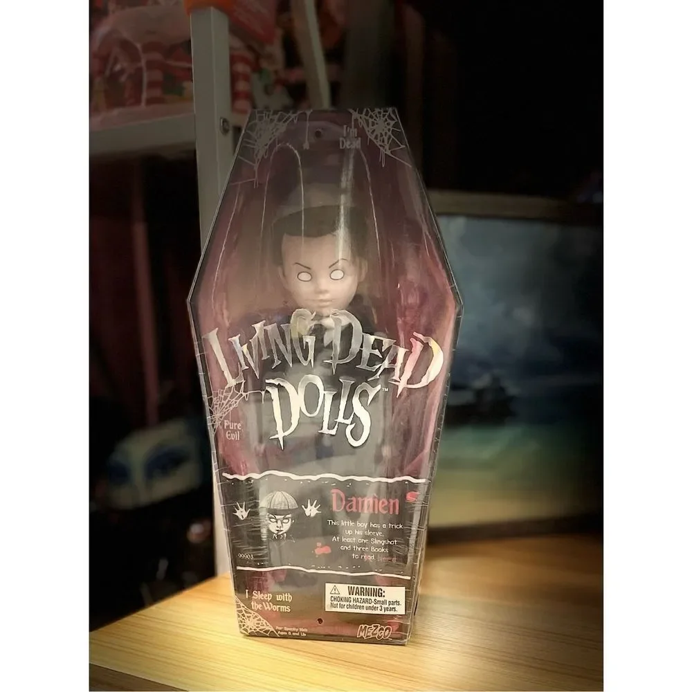 Living  Dead Dolls DAMIEN Blank Eyes Doll by MEZCO Series 1 2000 Factory Sealed